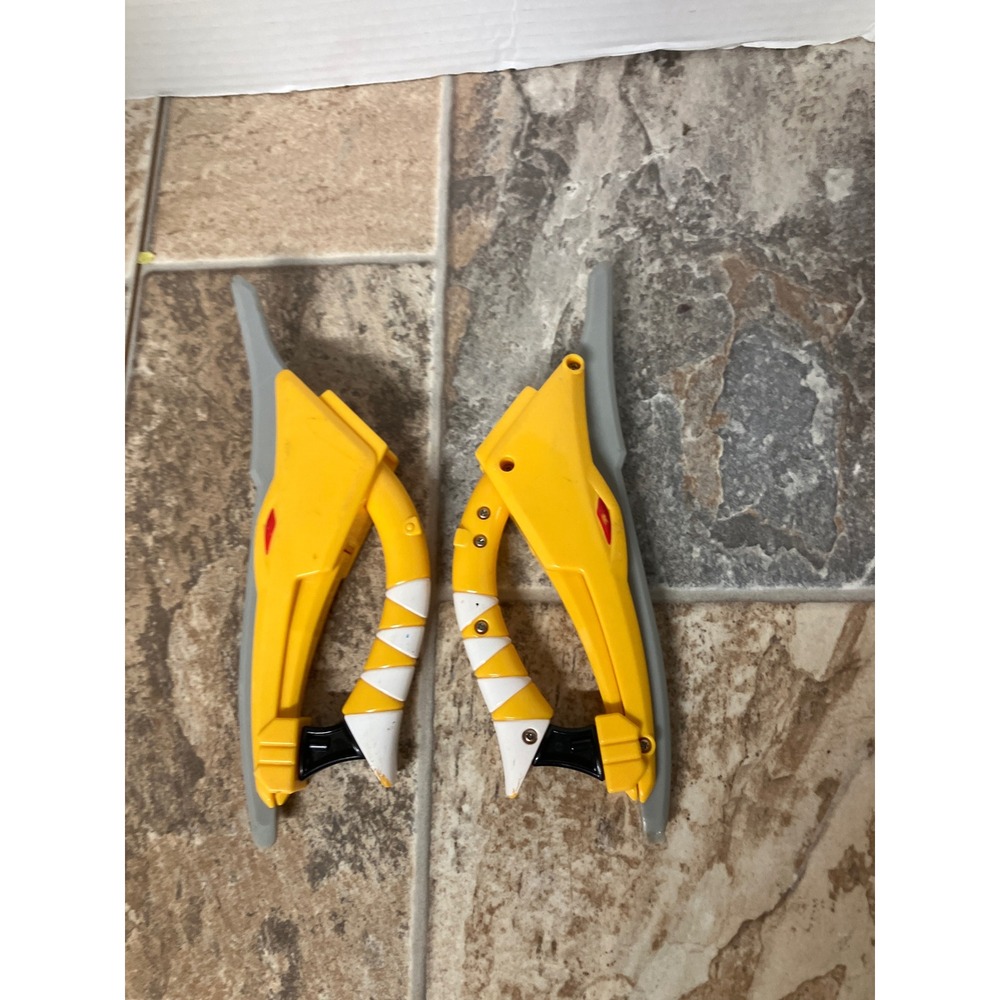 Yellow Gray Toy Prop Blade Sword Scythe‎ Ninja Cosplay Costume Accessory